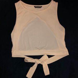 Cute tie top